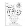 TS976-Νο106Κ_1200Χ1200-01 Προσκλητήριο Γάμου Disco Party