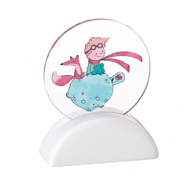 206-2709 (1) Μπομπονιέρα Κεραμικό Βραχάκι Με Plexiglass Little Prince