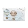 ufasmatino_portofolaki_textile_wallet_tsantakides_TS595_didima_twins_agori_boy_hot_air_balloon_aerostato Μπομπονιέρα Βάπτισης Υφασμάτινο Πορτοφολάκι