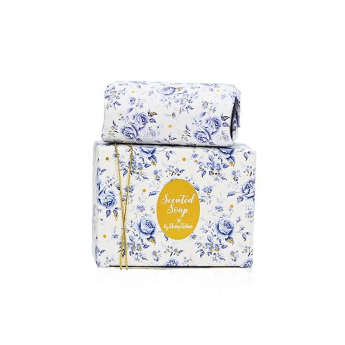 Μπομπονιέρα Σαπούνι Blue Flowers ST00980