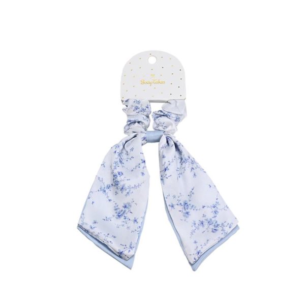 Μπομπονιέρα Scrunchie Μαντίλι Blue Toile ST01012