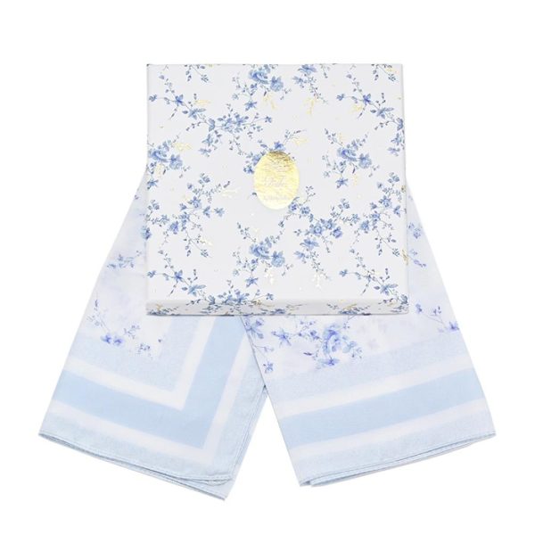 3668-1100x1100 Μπομπονιέρα Μαντίλι Blue Toile ST01000
