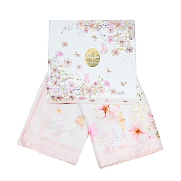 Μπομπονιέρα Μαντίλι Pink Blossom ST01001