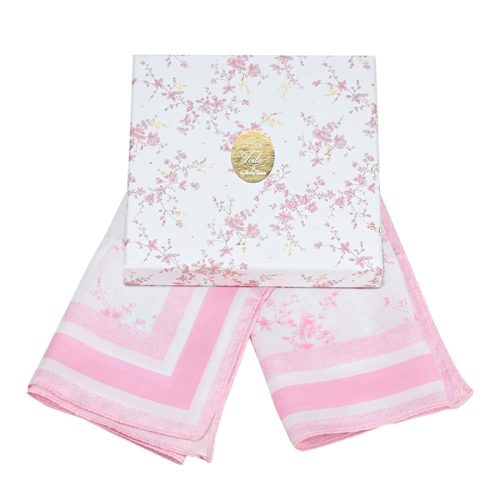 Μπομπονιέρα Μαντίλι Pink Toile ST01003