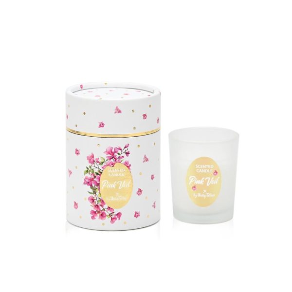 Μπομπονιέρα Βάπτισης Κερί Pink Veil ST00965
