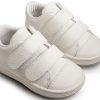 BS3028-WHITE1-BABYWALKER Βαπτιστικά Παπούτσια Για Αγόρι Περπατήματος Sneakers BS3028