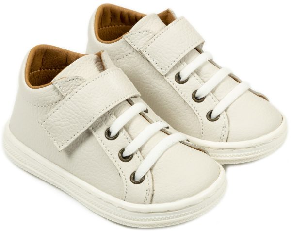 BS3062-IVORY1-BABYWALKER Βαπτιστικά Παπούτσια Για Αγόρι Περπατήματος Sneakers BS3062