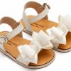 BS3592-IVORY1-BABYWALKER Βαπτιστικά Παπούτσια Για Κορίτσι Περπατήματος Πέδιλο BS3592