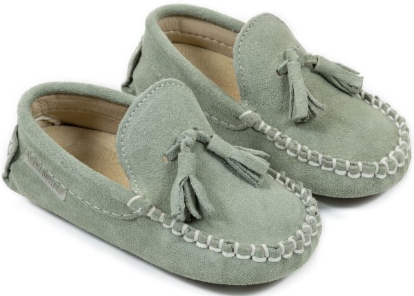 BW4011-MINT1-BABYWALKER Βαπτιστικά Παπούτσια Για Αγόρι Περπατήματος Μοκασίνια BW4011