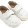 BW4310-WHITE1-BABYWALKER Βαπτιστικά Παπούτσια Για Αγόρι Περπατήματος Μοκασίνια BW4310