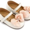 BW4893-IVORY-PINK1-BABYWALKER Βαπτιστικά Παπούτσια Για Κορίτσια Γοβάκι Περπατήματος BW4893