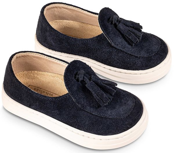 EXC5276-BLUE1 Βαπτιστικά Παπούτσια Για Αγόρι Περπατήματος Loafers EXC5276