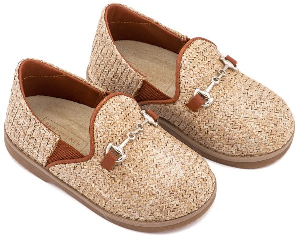 EXC5311-BEIGE-CAMEL1 Βαπτιστικά Παπούτσια Για Αγόρι Περπατήματος Loafers EXC5311