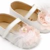 MI1663-WHITE-PINK1-BABYWALKER Βαπτιστικά Παπούτσια Για Κορίτσια Γοβάκι Mi 1663