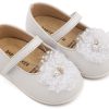 PRI2660-WHITE1-BABYWALKER Βαπτιστικά Παπούτσια Για Κορίτσια Πρώτα Βήματα Γοβάκι Pri 2660