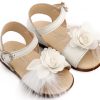 PRI2662-IVORY1-BABYWALKER Βαπτιστικά Παπούτσια Για Κορίτσια Πρώτα Βήματα Πέδιλο Pri 2662