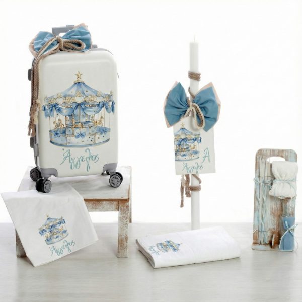 set-vaptisis-trolley-carousel-karyousel-blue-xondriki-1100x1100 Βαπτιστικό Σετ Για Αγόρι Με Θέμα "Royal Carousel"